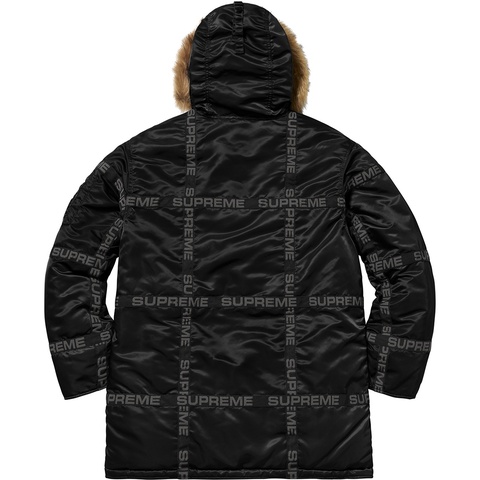 Logo Tape N-3B Parka - fall/winter 2018 - Supreme