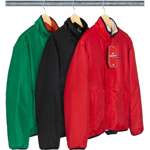 Supreme Reversible Logo Fleece Jacket - Colorway