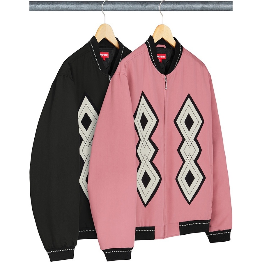 ジャケット・アウター Supreme Diamond Rayon Bomber Jacket 18AW Diamond Rayon Bomber - fall/winter 2018 - Supreme