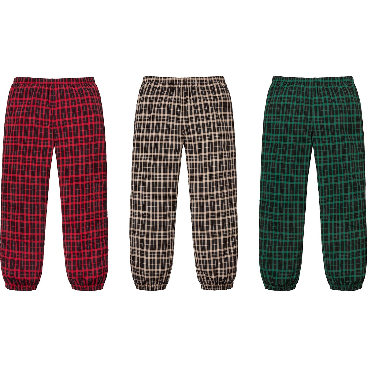 Nylon Plaid Track Pant - fall/winter 2018 - Supreme