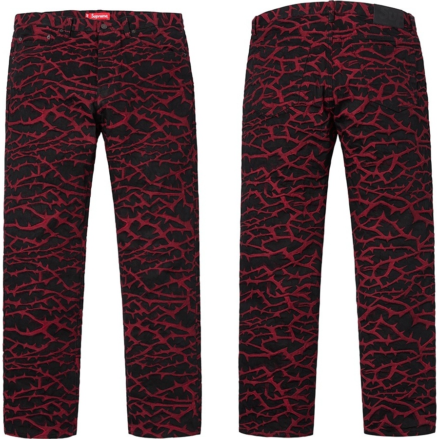 Supreme Thorn Jean (fall/winter 2018) - $158.00