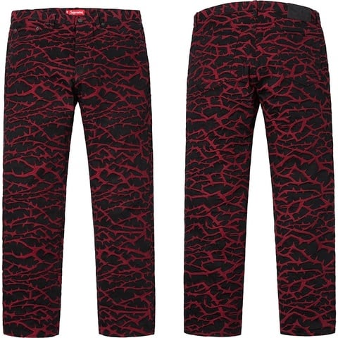 S’YTE 23SS Thorny Pattern Jacquard Pants Thorn Jean - fall/winter 2018 - Supreme