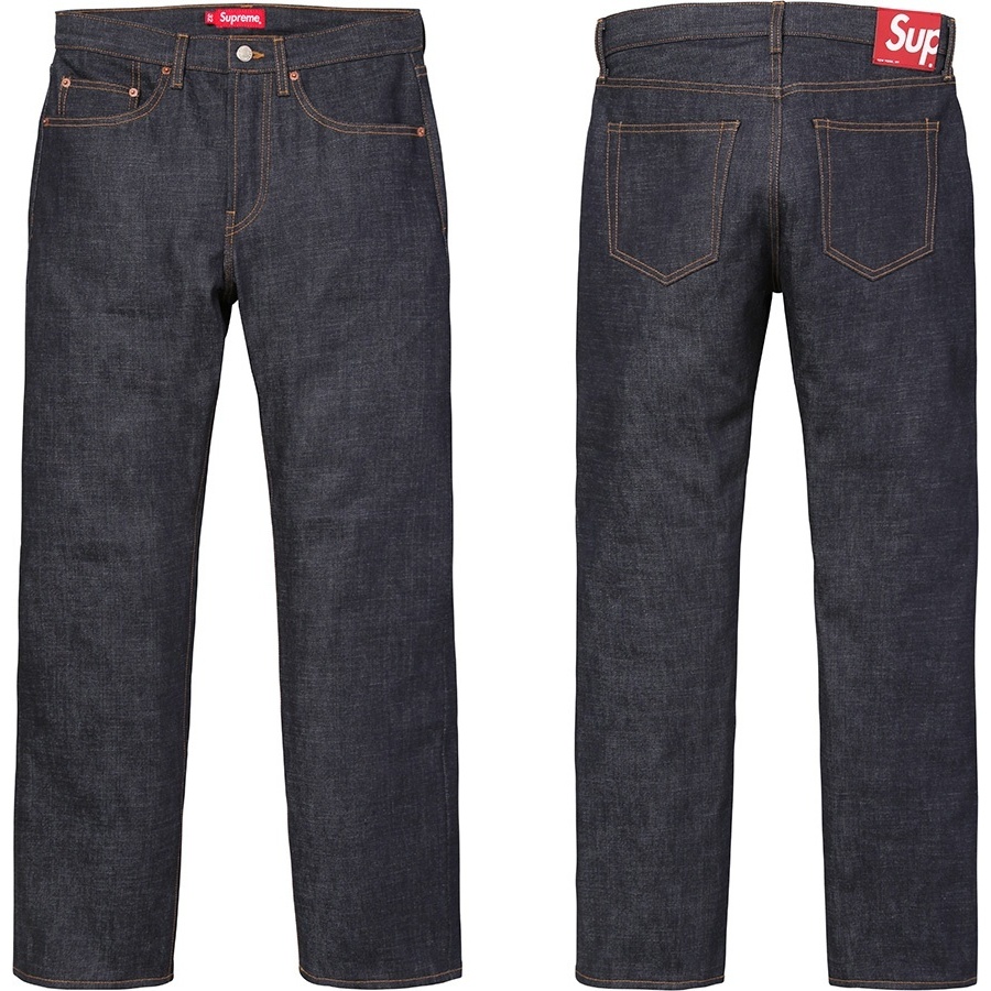 Supreme Rigid Slim Jean (fall/winter 2018) - $148.00