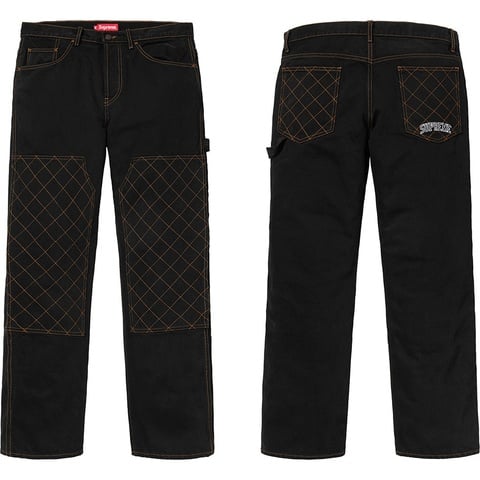 Supreme Diamond Stitch Carpenter Jean - $158.00