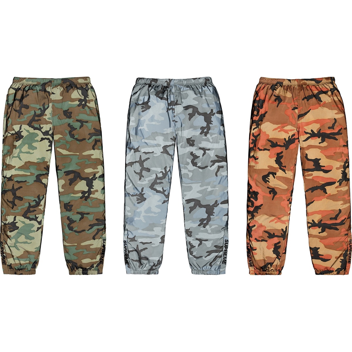 Reflective Camo Warm Up Pant - SupremeCommunity