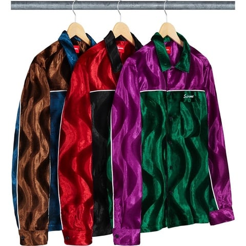 Velvet Swirl Work Shirt - fall/winter 2018 - Supreme Velvet Swirl Work Shirt - fall/winter 2018 - Supreme