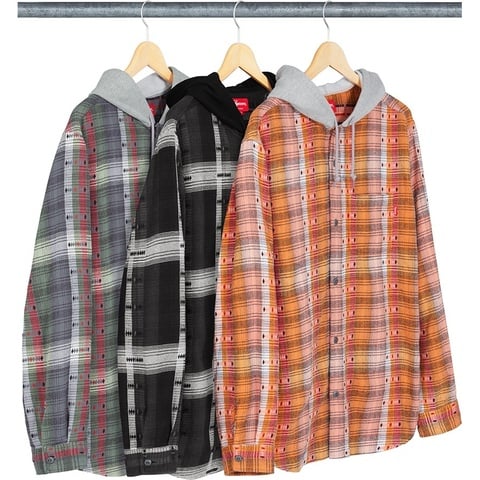Hooded Jacquard Flannel Shirt - fall/winter 2018 - Supreme