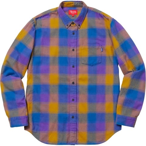 Shadow Plaid Flannel Shirt - fall/winter 2018 - Supreme