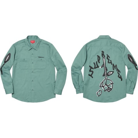 Rose L/S Work Shirt - fall/winter 2018 - Supreme
