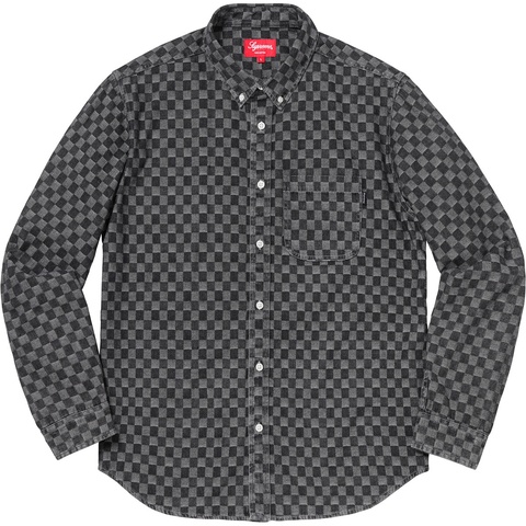 Supreme Checkered Denim Shirt - Colorway