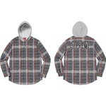 Supreme Hooded Jacquard Flannel Shirt (FW18)