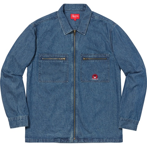 Ｕ*Ａ様 16ss Supreme Denim Zip Shirt ジャケット Vampire Denim Zip Up Shirt - fall/winter 2018 - Supreme