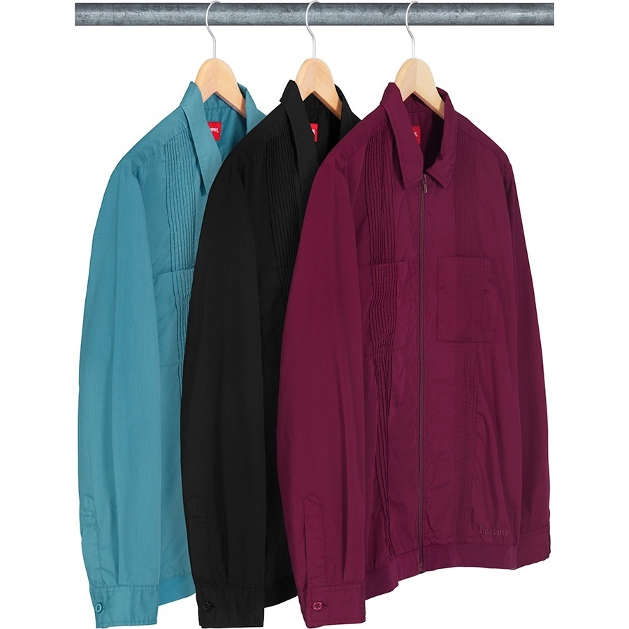 Supreme Pin Tuck Zip Up Shirt 長袖シャツ L Pin Tuck Zip Up Shirt - fall/winter 2018 - Supreme