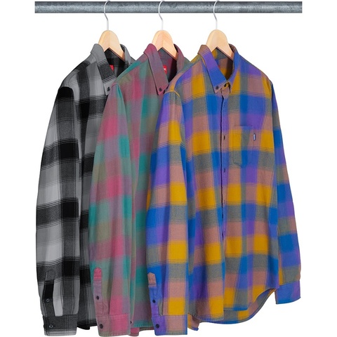 Shadow Plaid Flannel Shirt - fall/winter 2018 - Supreme