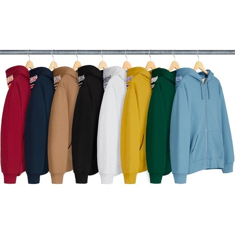 Thermal Zip Up Sweatshirt - fall/winter 2018 - Supreme