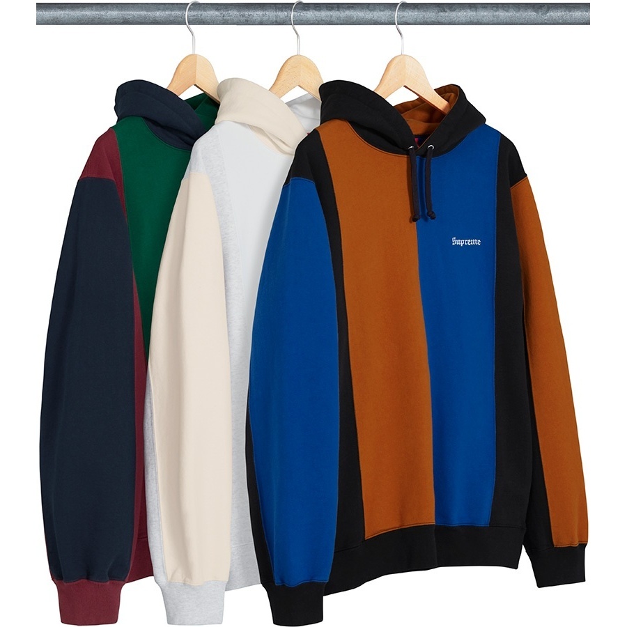 Supreme Tricolor Hooded Sweatshirt (fall/winter 2018) - $158.00