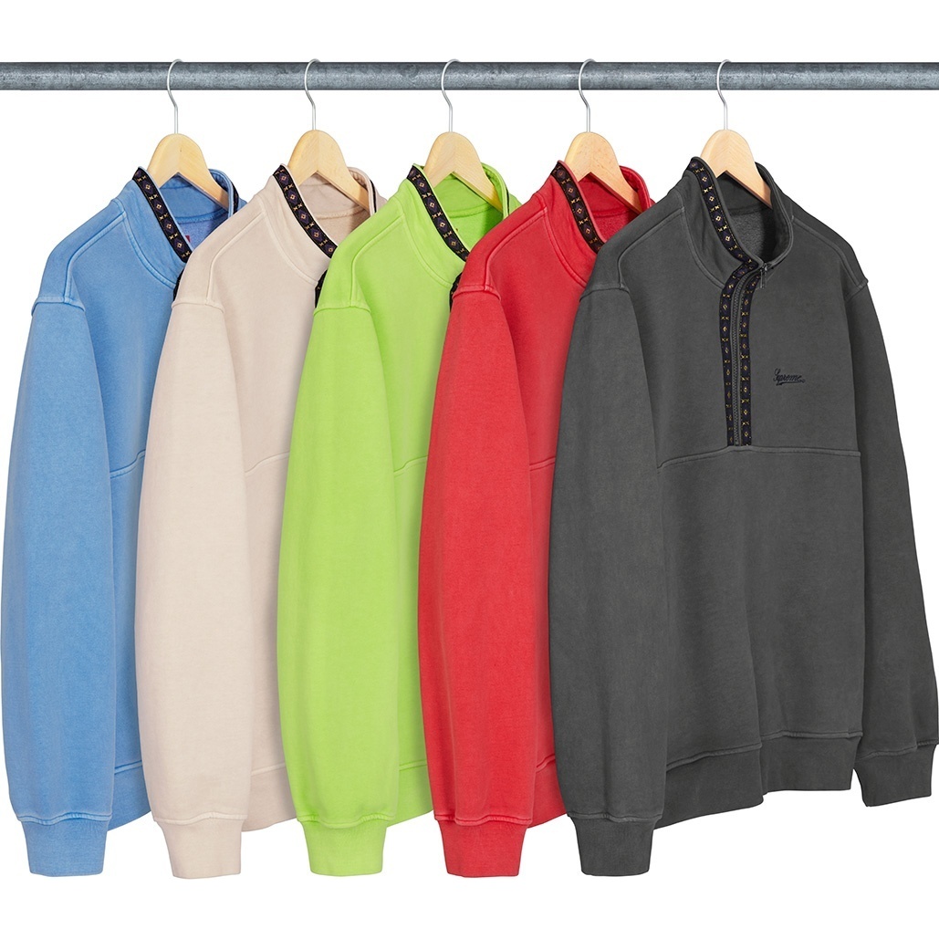 Overdyed Half Zip Sweatshirt - fall/winter 2018 - Supreme