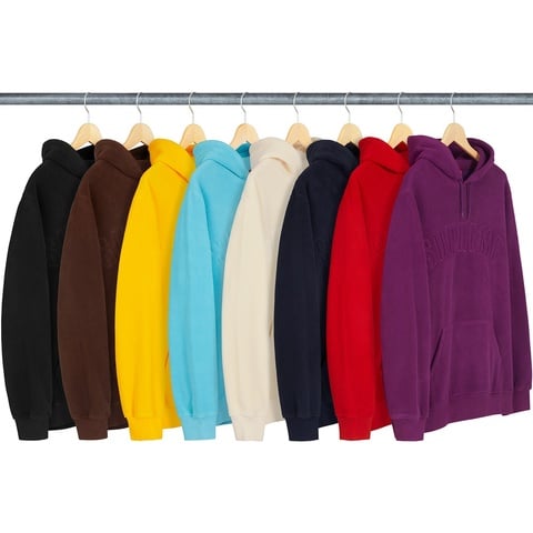 Supreme Polartec® Hooded Sweatshirt - $158.00