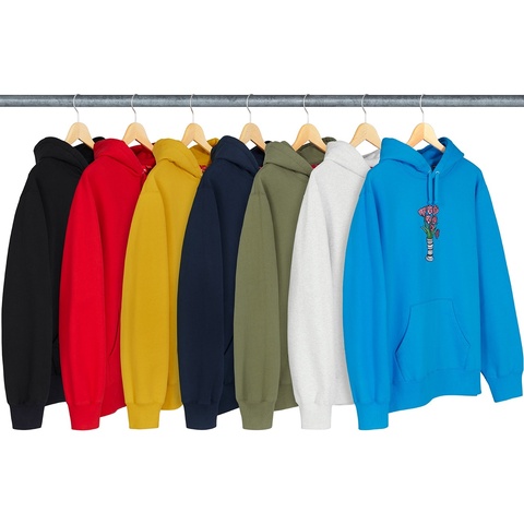 Flowers Hooded Sweatshirt - fall/winter 2018 - Supreme