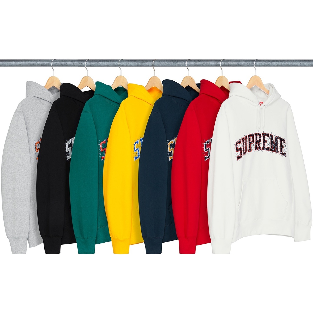 Water Arc Hooded Sweatshirt - fall/winter 2018 - Supreme
