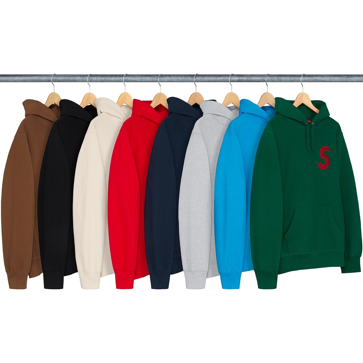 トップス Supreme S Logo Hooded Sweatshirt L 18aw Supreme S Logo Hooded Sweatshirt Black/Navy F/W 20 | eBay