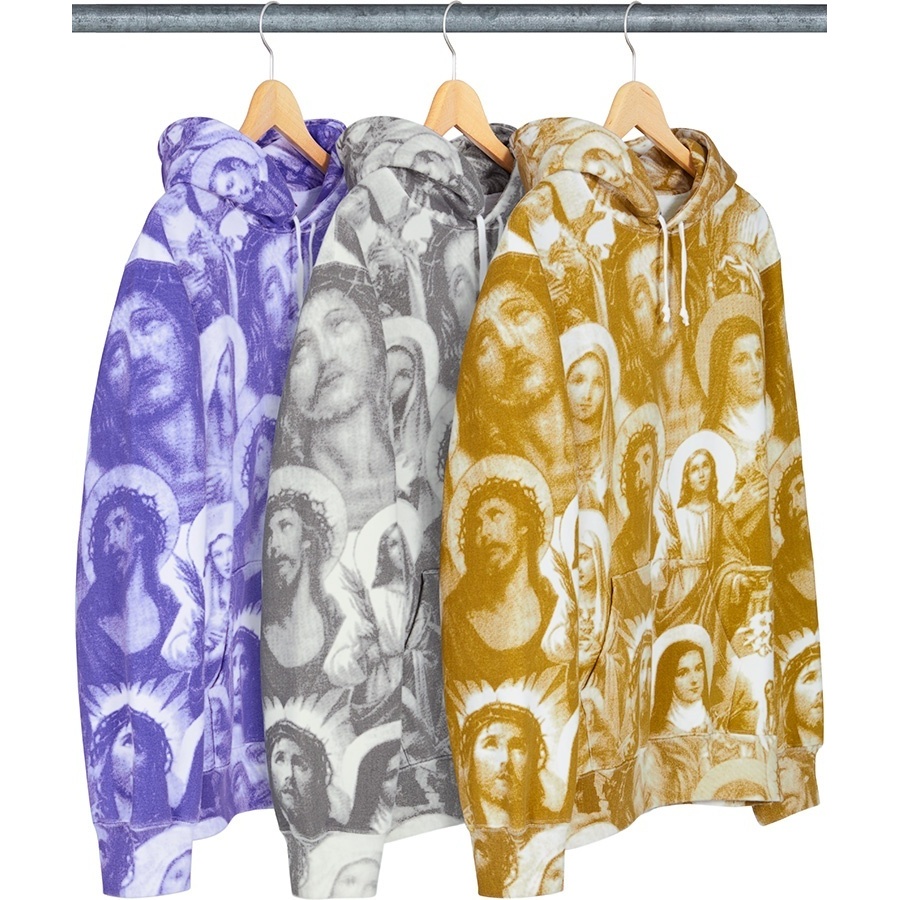supreme パーカー Jesus and Mary ジーザス　M Supreme Jesus and Mary Hooded Sweatshirt Gold Men's - FW18 - US