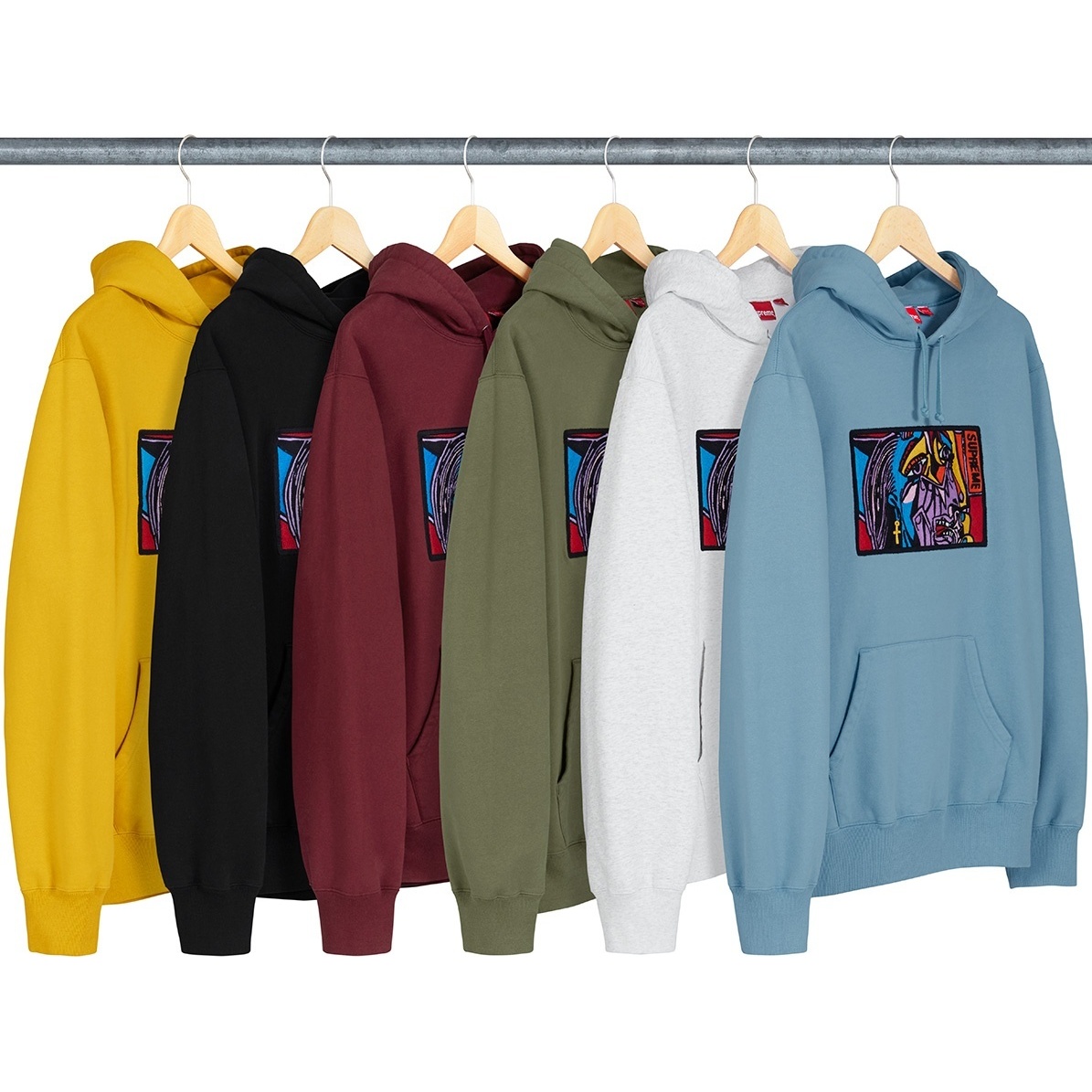 Supreme Chainstitch Hooded Sweatshirt (fall/winter 2018) - $168.00