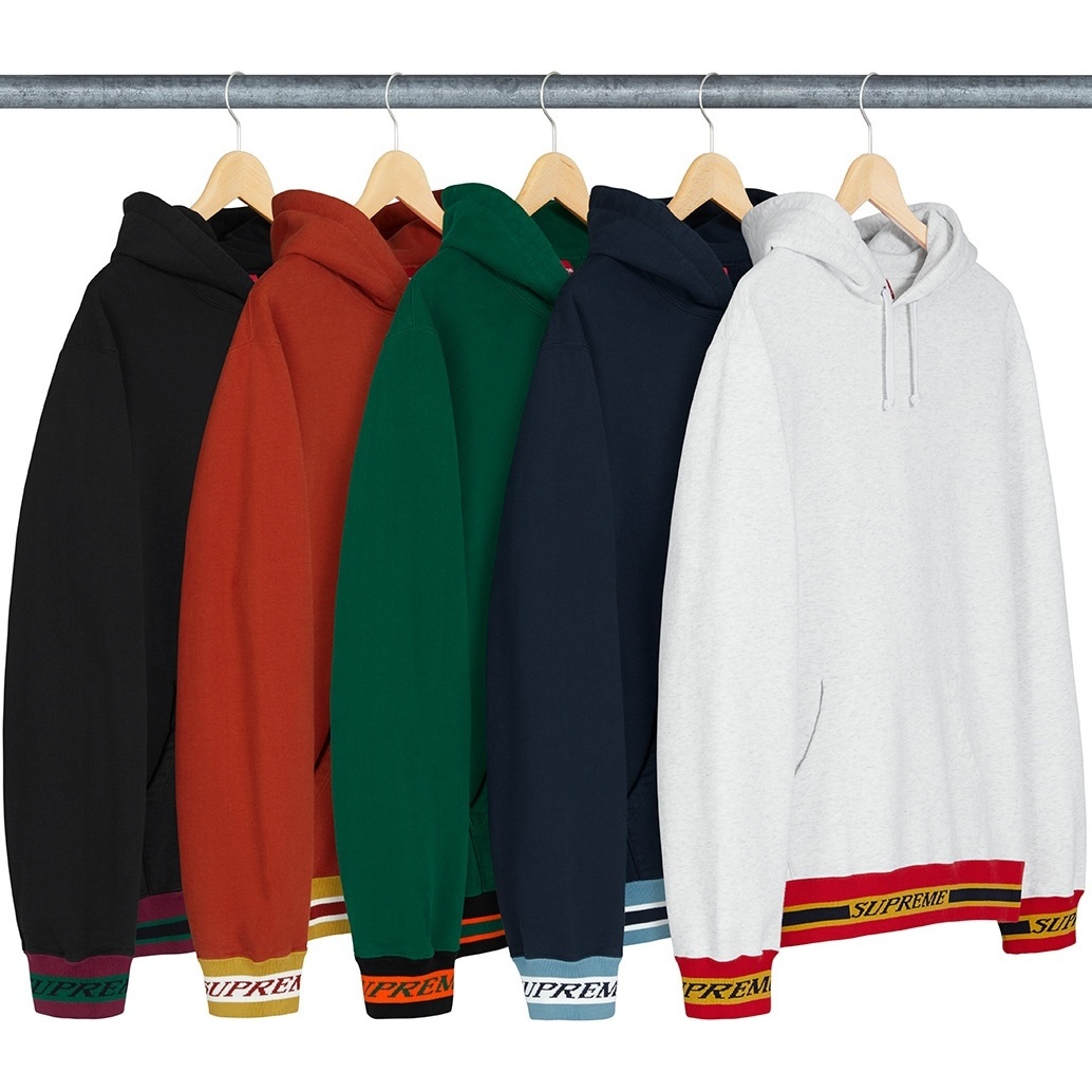 トップス [Supreme] Striped Rib Hooded Sweatshirt Striped Rib Hooded Sweatshirt - SupremeCommunity