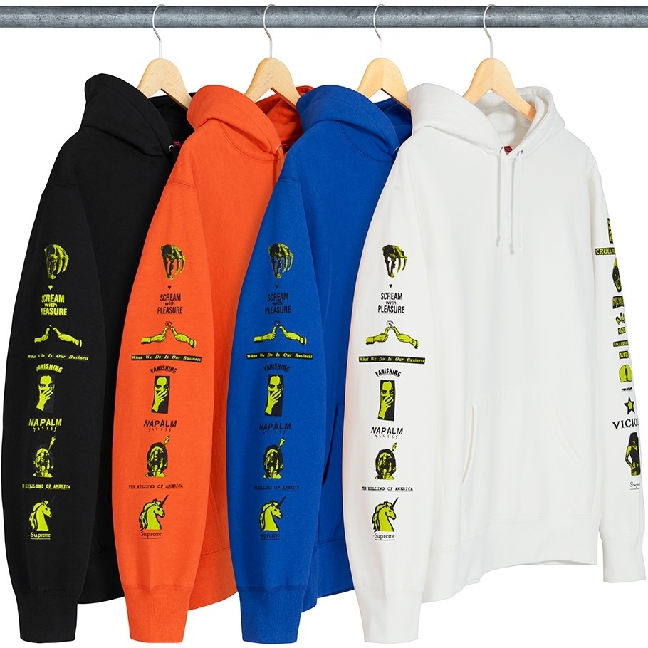 トップス 18fw Supreme Menace Hooded Sweatshirts Menace Hooded Sweatshirt - fall/winter 2018 - Supreme