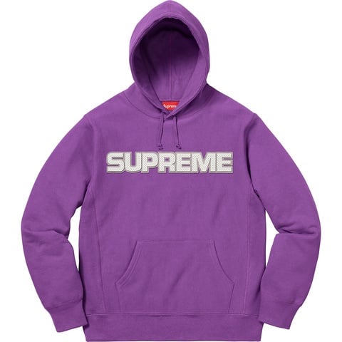 Supreme Perforated Leather Hooded Sweatshirt - Colorway