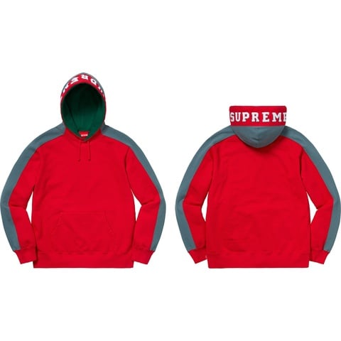 Paneled Hooded Sweatshirt - fall/winter 2018 - Supreme