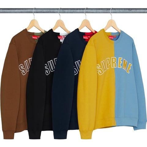 Supreme Split Crewneck Sweatshirt - $158.00