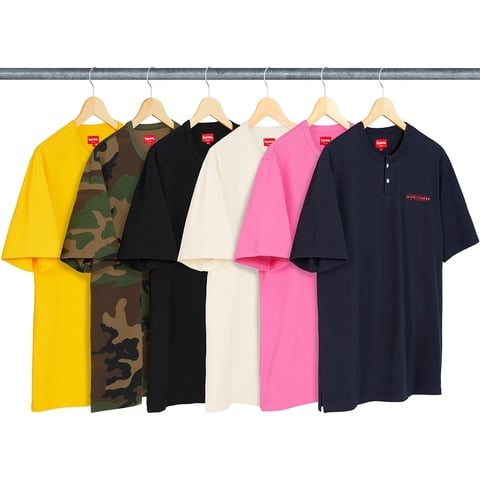 Pique S/S Henley - fall/winter 2018 - Supreme