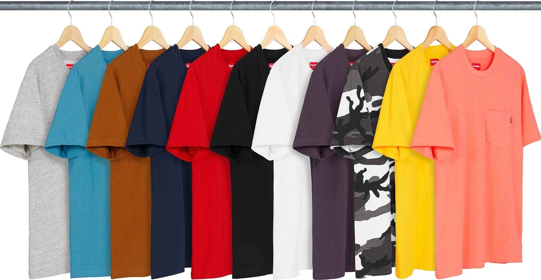 Supreme 2017FW S/S Pocket Tee L ネイビー Supreme S S Pocket Tee (SS24) - $60