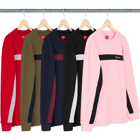 Panel Stripe Waffle Thermal - fall/winter 2018 - Supreme