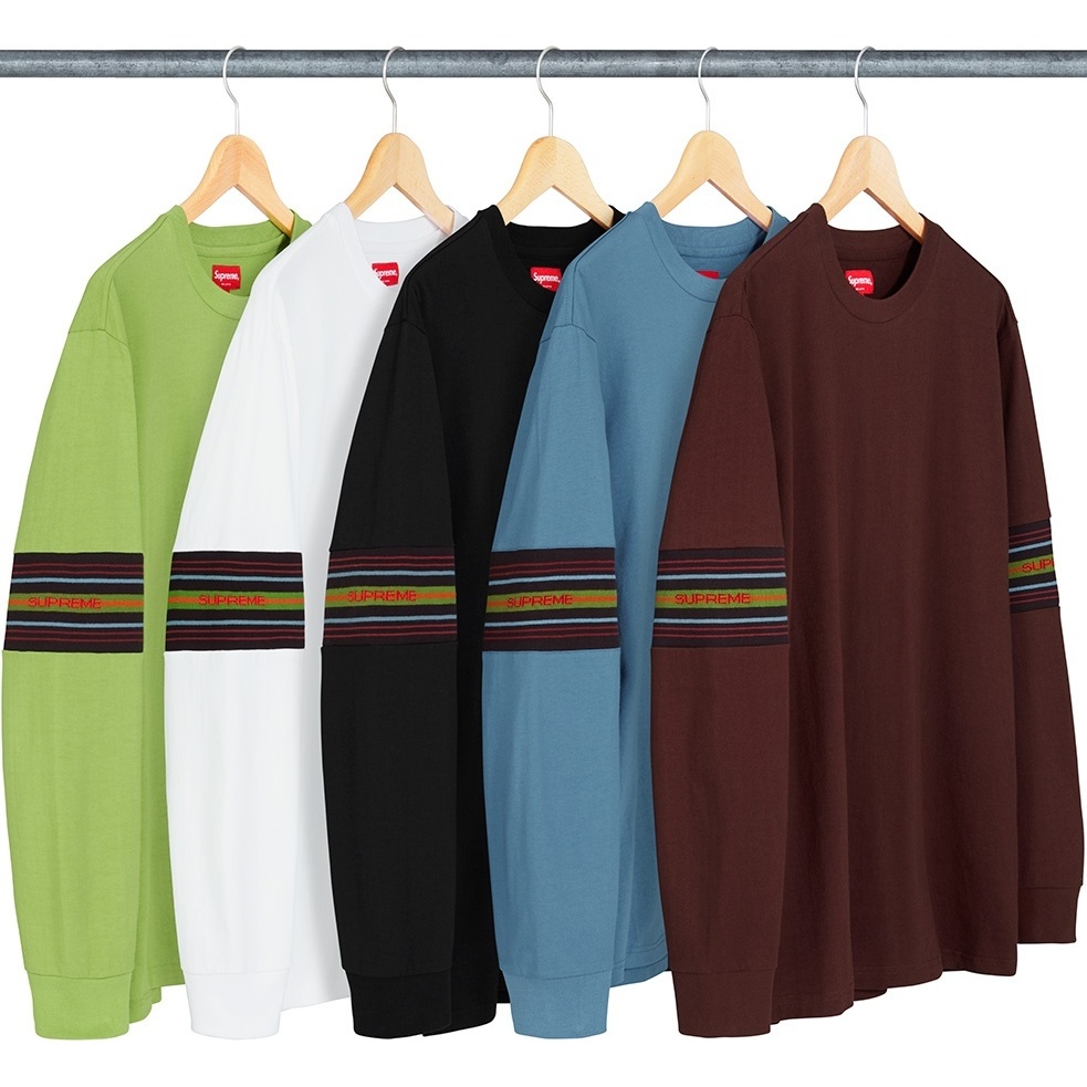 Knit Panel Stripe L/S Top - fall/winter 2018 - Supreme