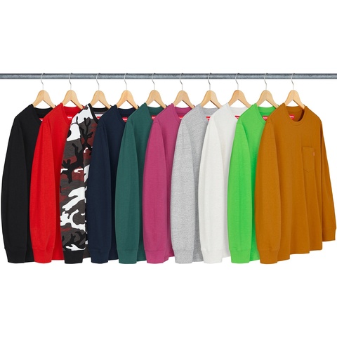 Supreme L/S Pocket Tee - $78.00