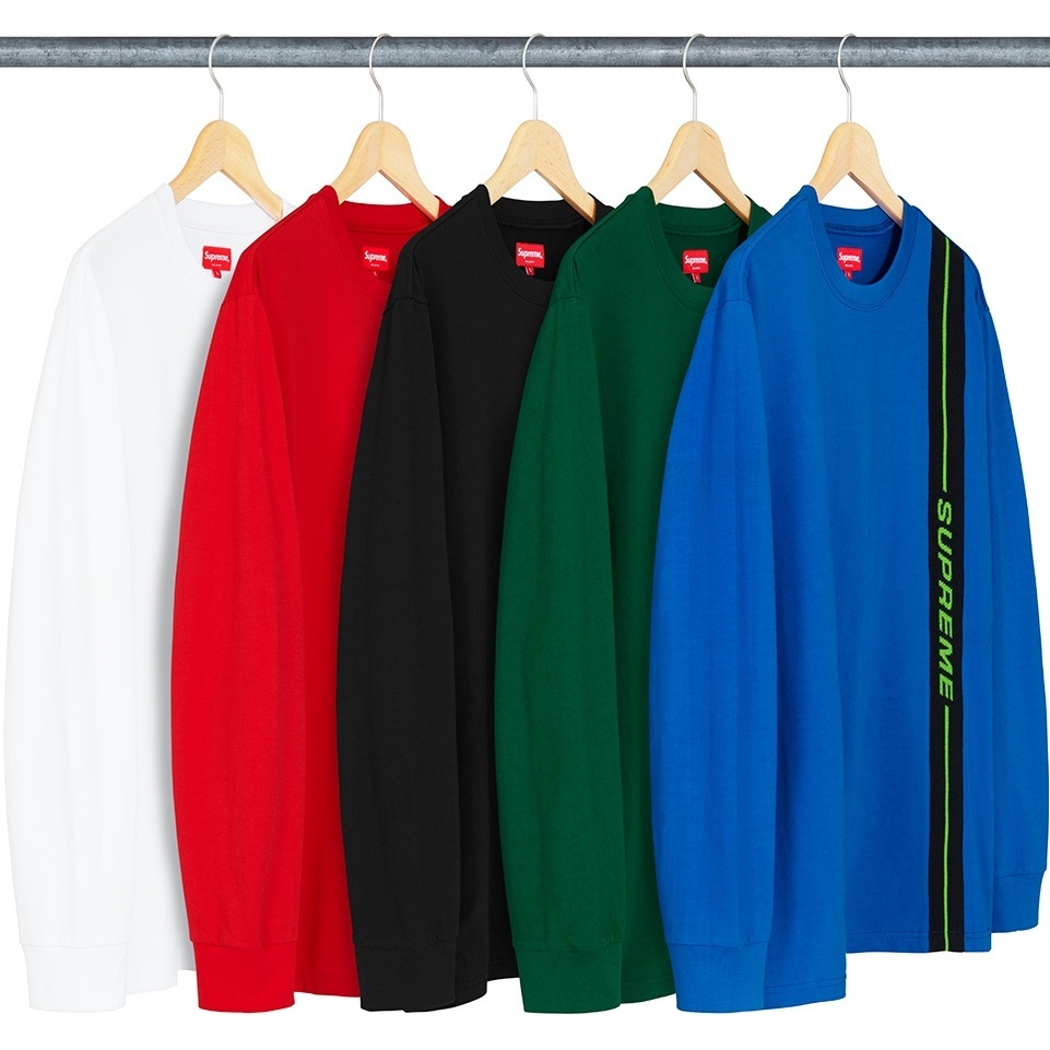 Vertical Logo Stripe L/S Top - fall/winter 2018 - Supreme