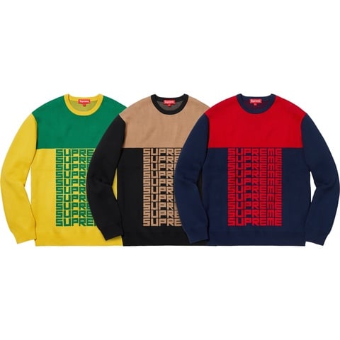 Logo Repeat Sweater - fall/winter 2018 - Supreme