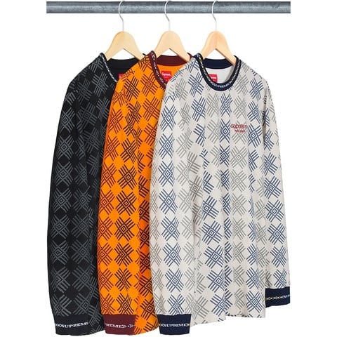 Supreme Motif L/S Top - $110.00