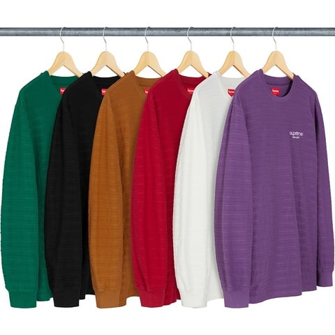 Supreme Rope Stripe L/S Top - $98.00