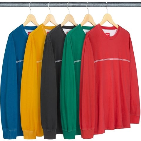 Supreme Printed Stripe L/S Top - $98.00