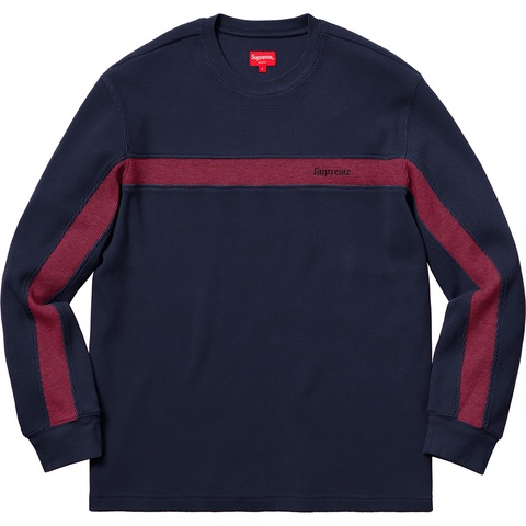 Panel Stripe Waffle Thermal - fall/winter 2018 - Supreme