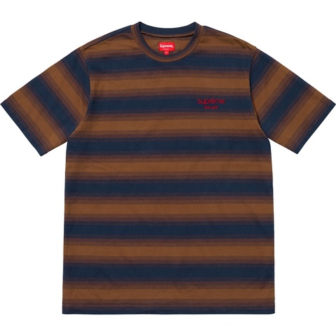 Supreme Gradient Striped S/S Top - Colorway