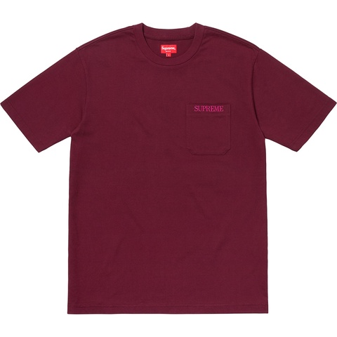 Supreme Embroidered Pocket Tee - Colorway
