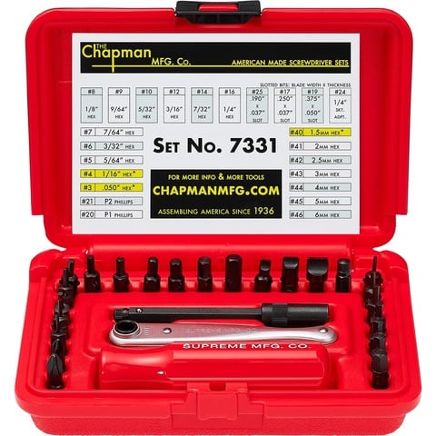 Supreme Supreme®/Chapman Screwdriver Set - $68.00