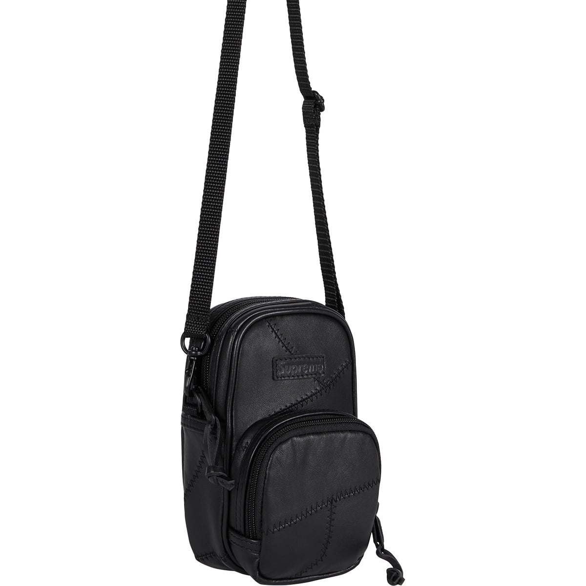 Supreme Patchwork Leather Small Shoulder Bag (fall/winter 2019) - $98.00