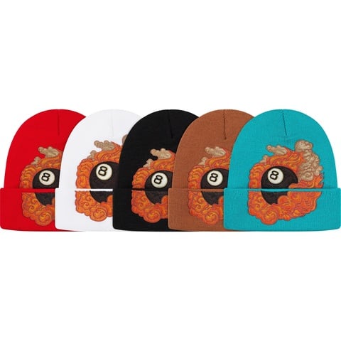 帽子 Supreme Martin Wong 8-Ball Beanie Black Martin Wong/Supreme 8-Ball Beanie - Supreme