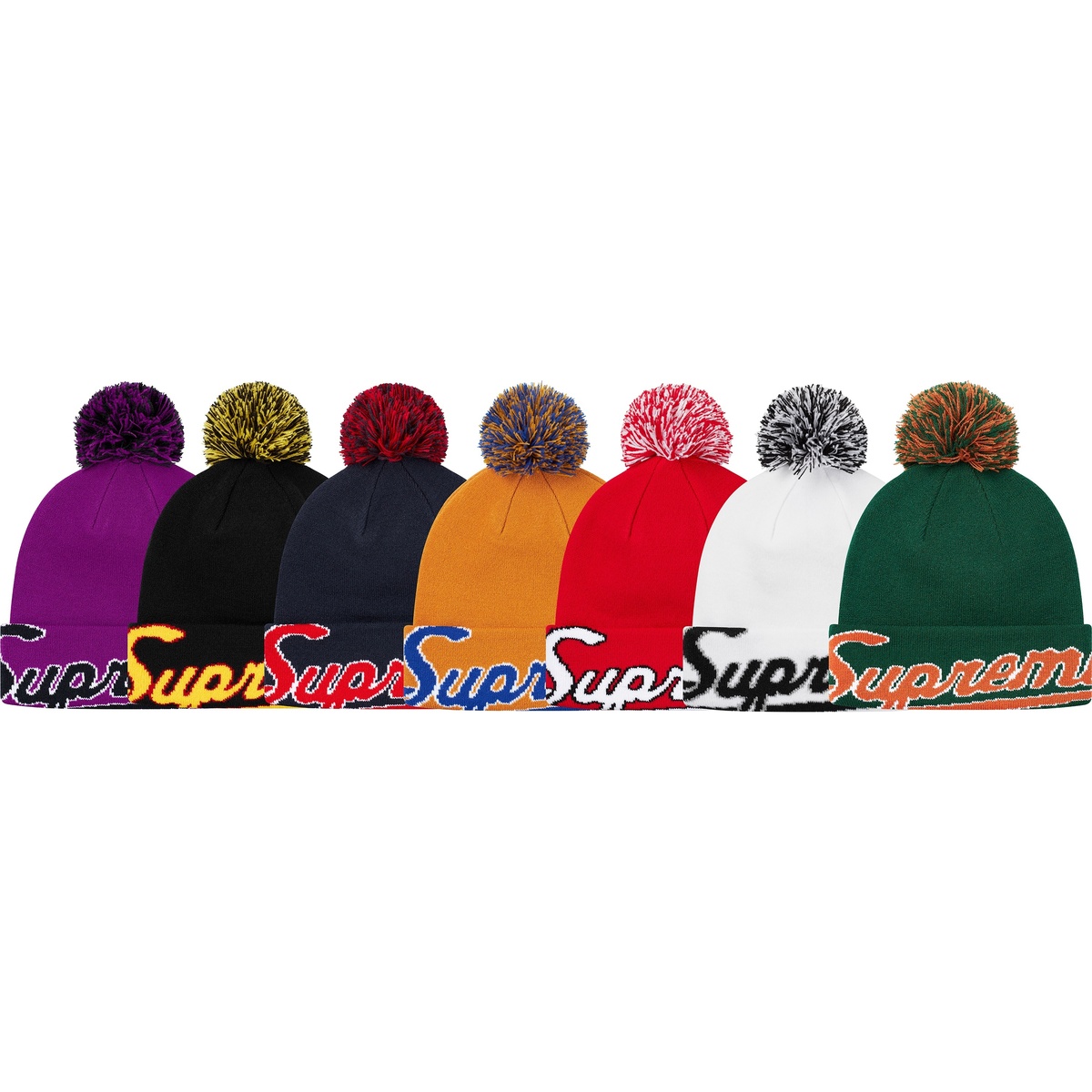 Supreme New Era® Script Cuff Beanie (fall/winter 2019) - $38.00