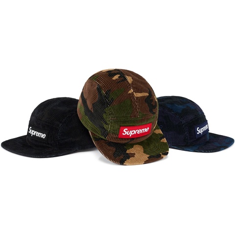 Supreme Camo Corduroy Camp Cap - $48.00